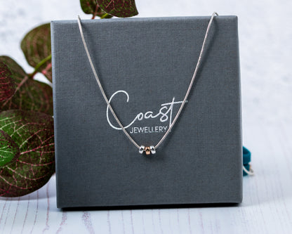 30th Birthday Necklace - Snake Chain