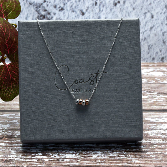 40th Birthday Necklace - Sterling Silver