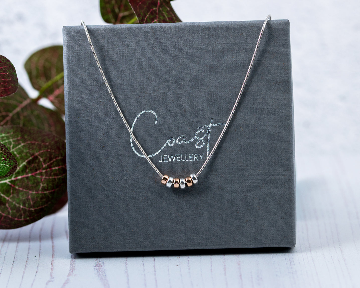 60th Birthday Necklace - Snake Chain