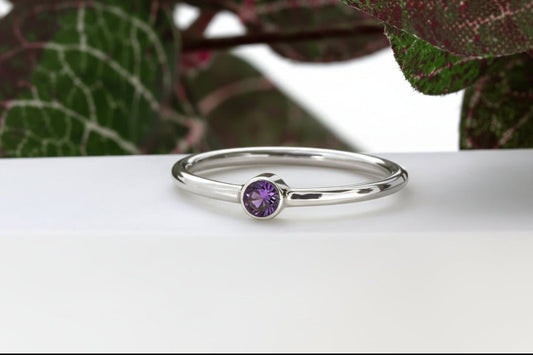 Silver Amethyst Ring - Coast Jewellery