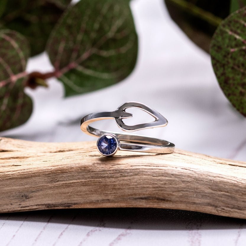 Iolite Adjustable Ring - Coast Jewellery