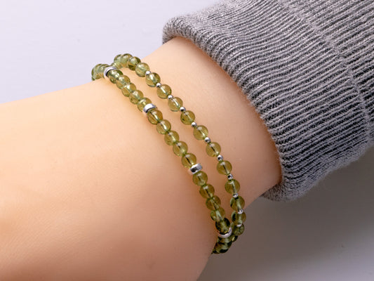 Peridot & sterling Silver Bracelet - Coast Jewellery