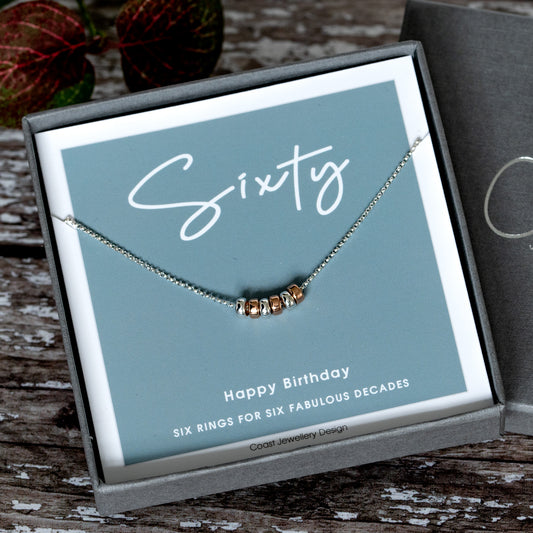 necklace for 60th birthday