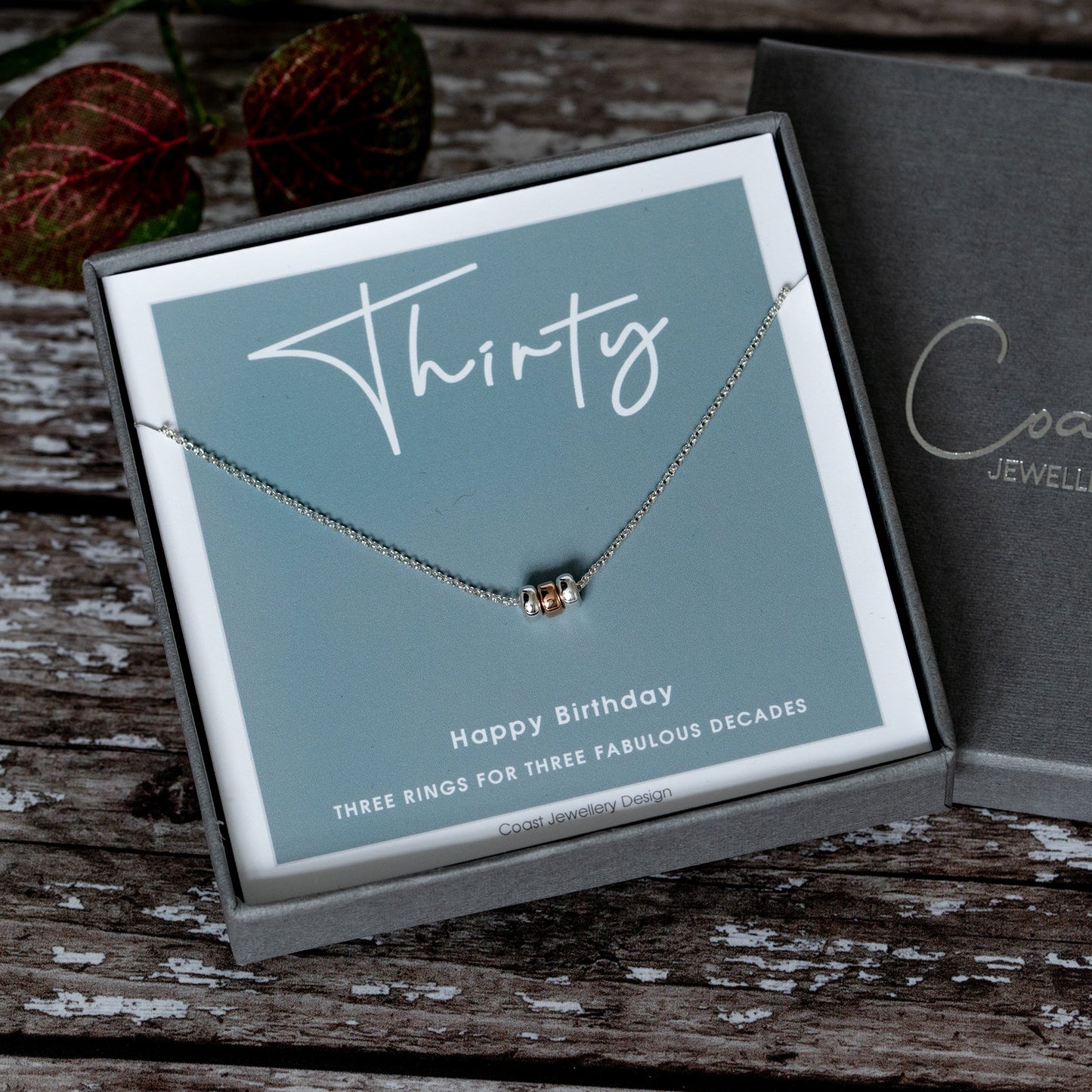 Coast Jewellery - Thirty Birthday Necklace