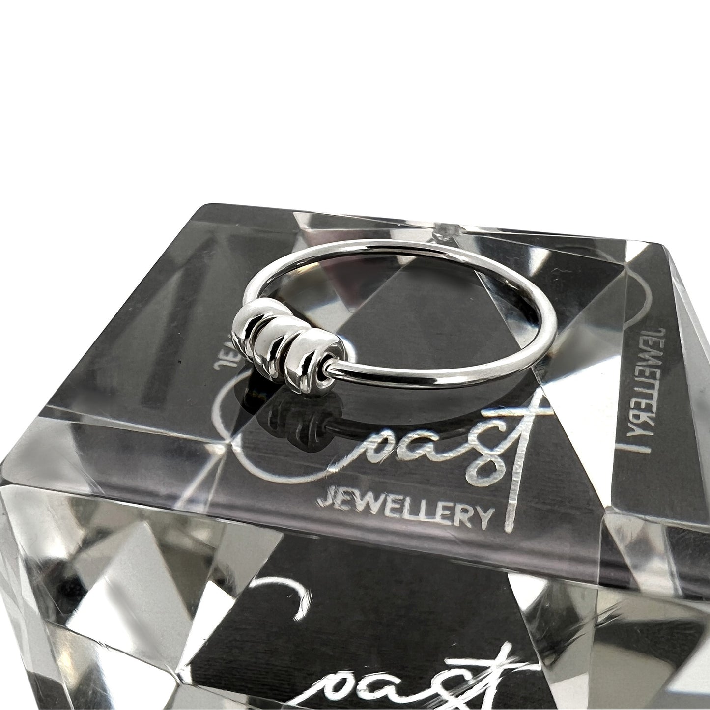Silver Fidget Ring - Coast Jewellery
