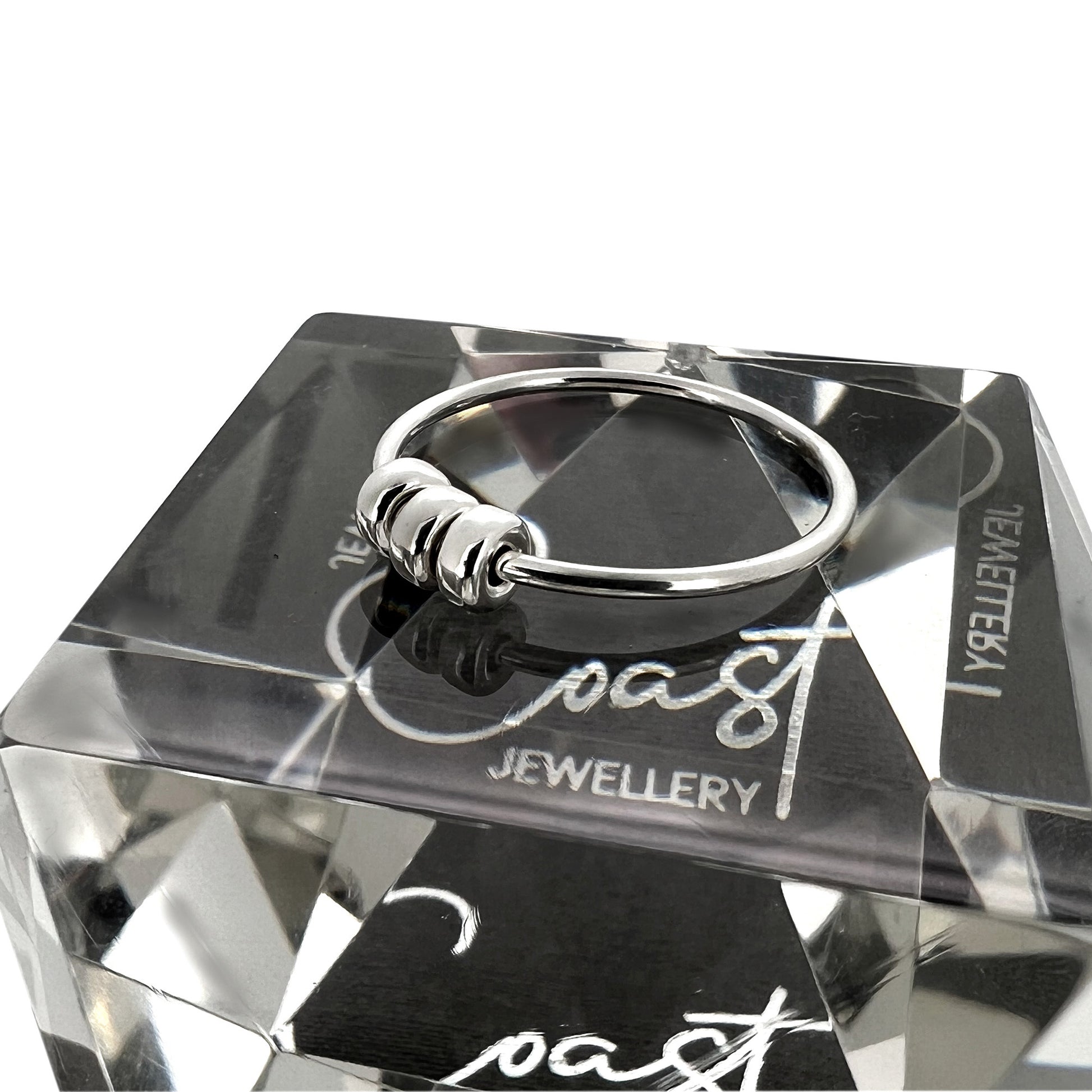Silver Fidget Ring - Coast Jewellery