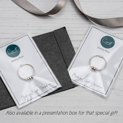 Coast Jewellery Silver Fidget Rings